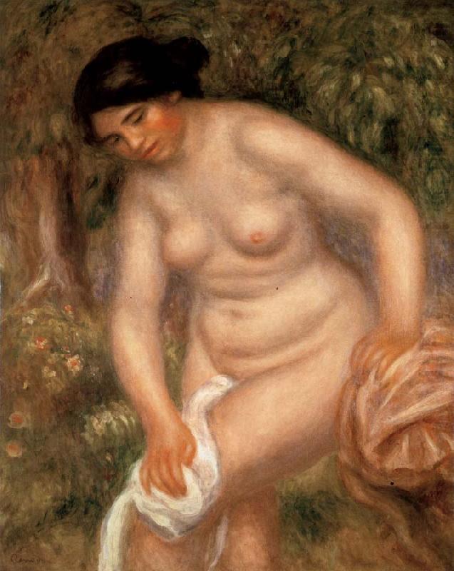Pierre Renoir Bather Drying herself china oil painting image